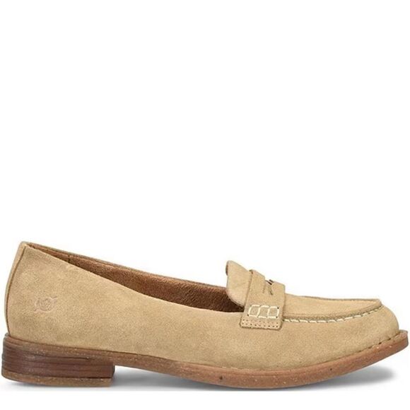 Born Light Brown Suede Loafers - Picture 2 of 12